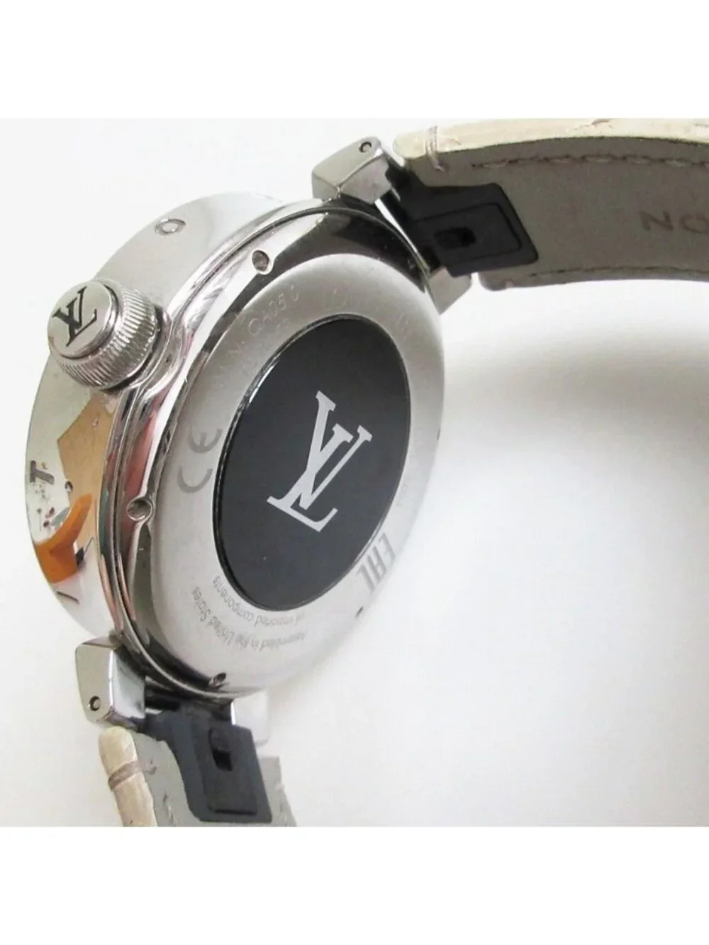 Louis Vuitton Watch Tambour Horizon Smart Quartz Monogram White
